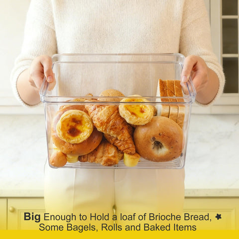 Hudgan Breadbox food-safe materials ensure safe storage of bakery items