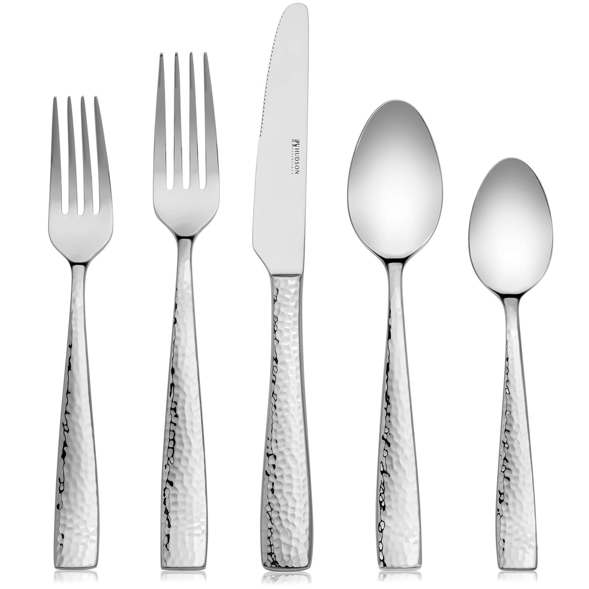 Hudson Essentials hammered dinner knife with durable, elegant finish for daily use