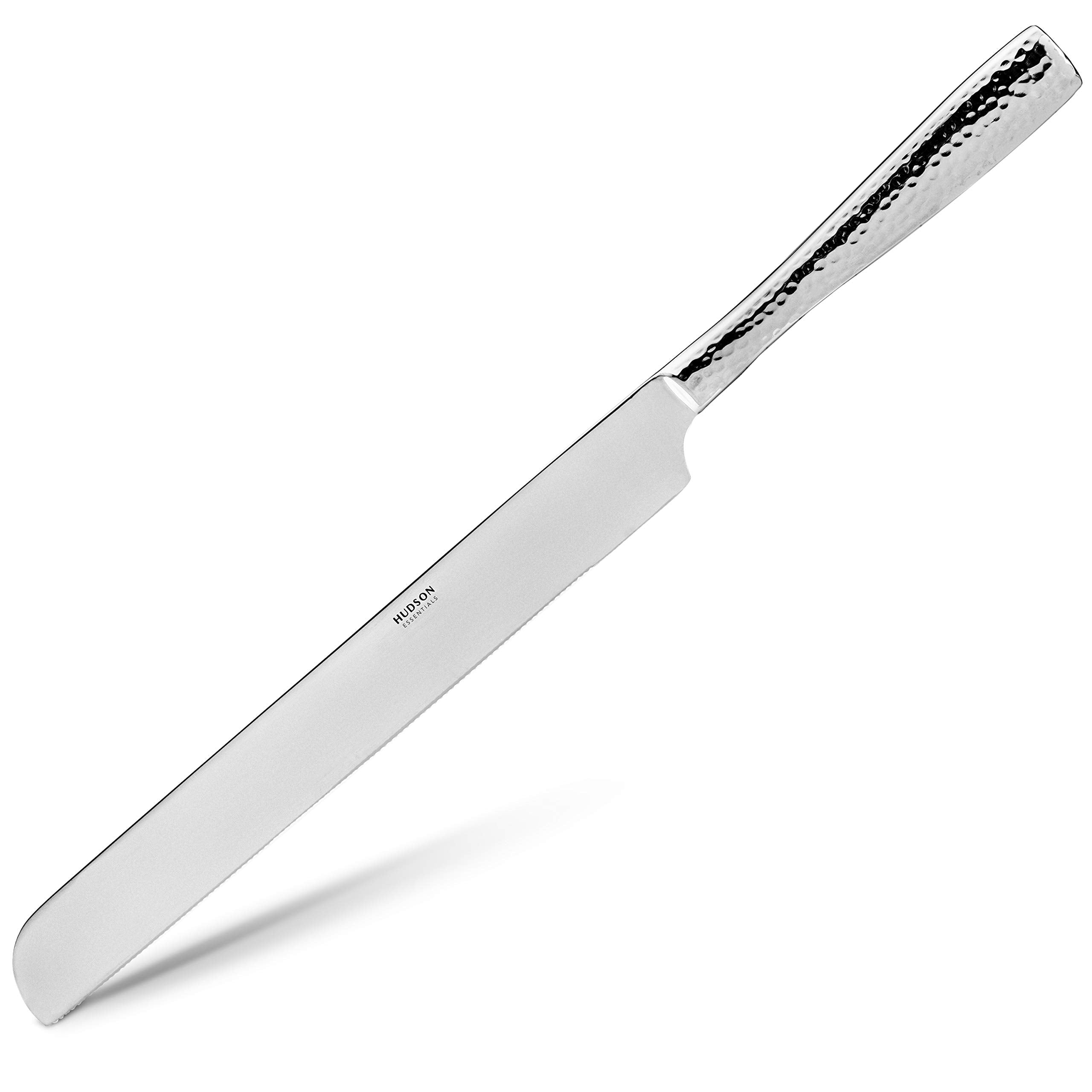Hudson Essentials hammered server 12in for confident cake serving.