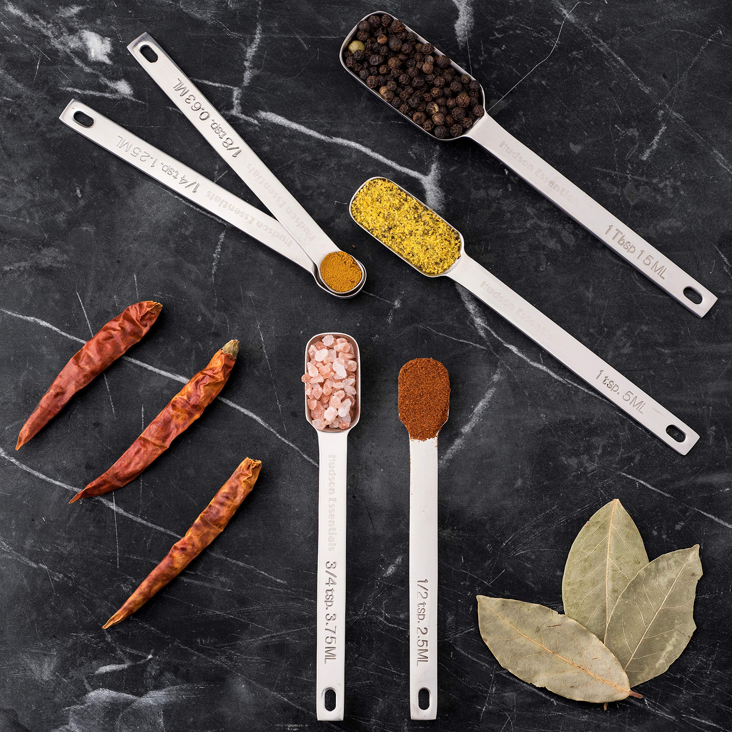 Hudson Essentials rust-proof stainless steel spoons ensure lasting durability