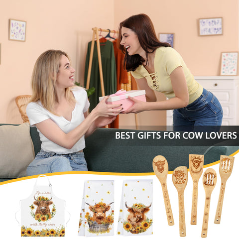 HUFAND cow-themed gift set suited for Christmas and holidays.