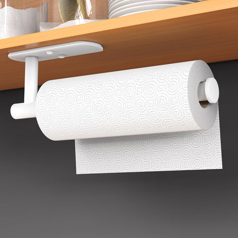 HUFEEOH stainless steel paper towel roll rack with rust-resistant finish in training space