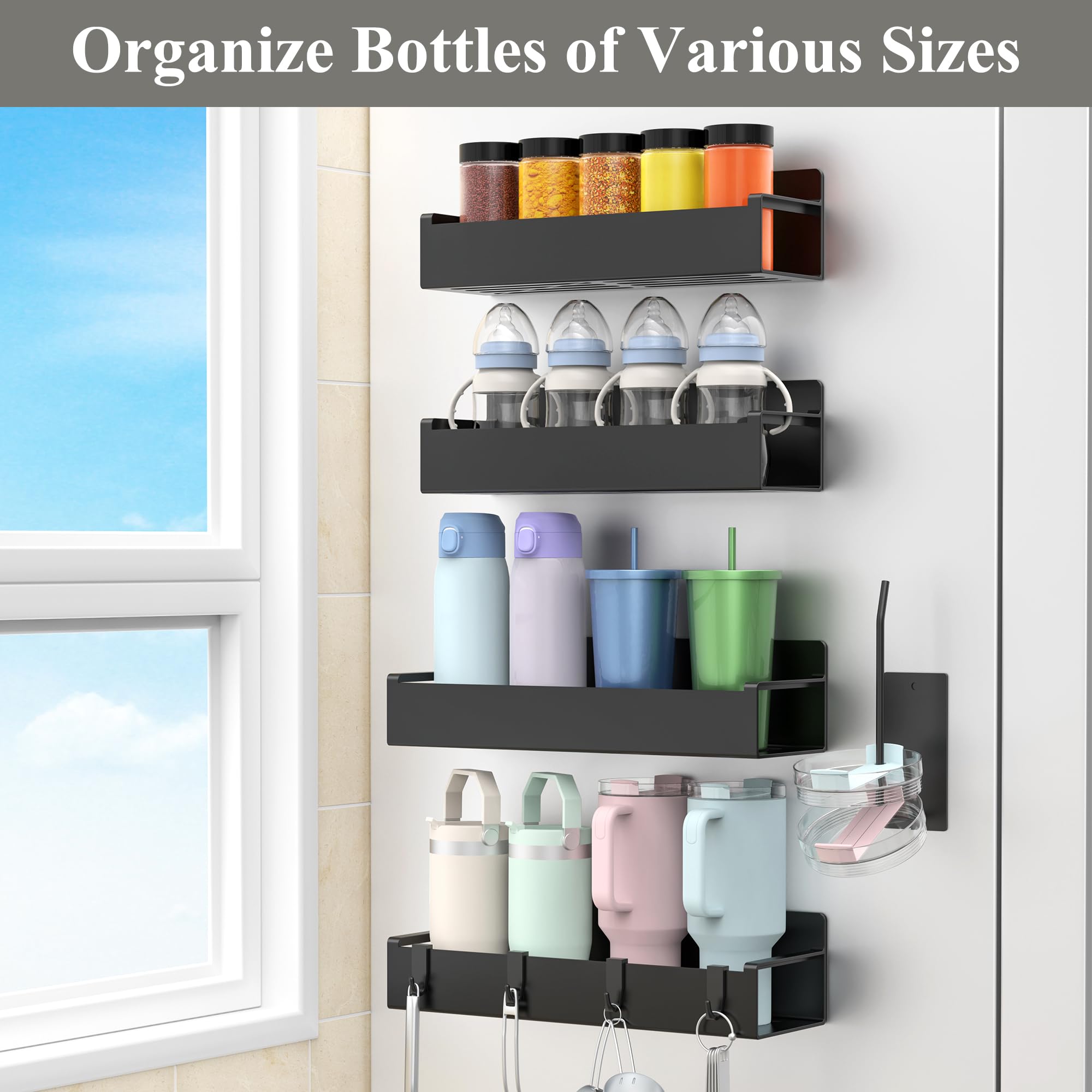 HuggieGems easy-grab cup storage improves reach and accessibility.