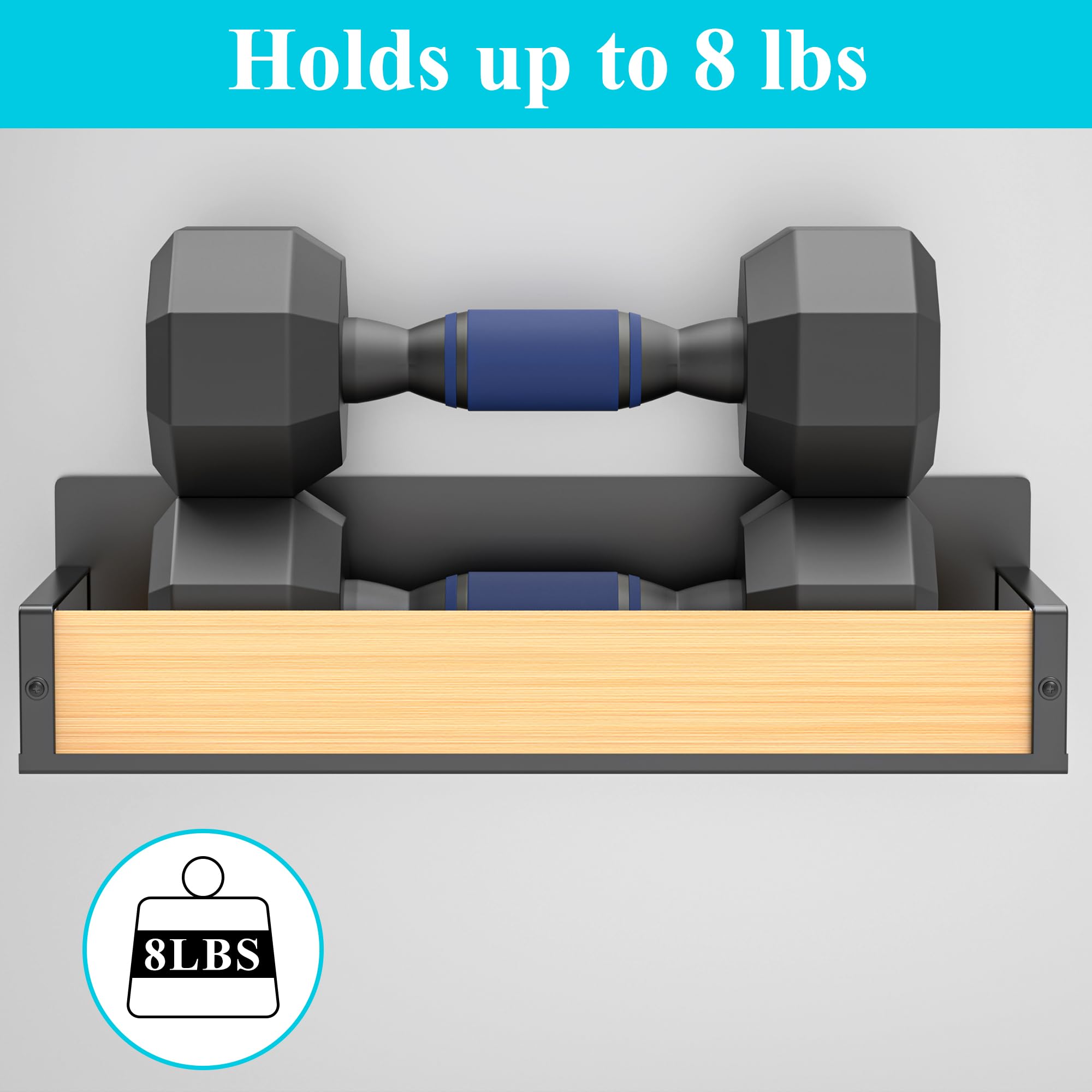 Heavy-duty magnet keeps spice rack firmly in place on metal surfaces.