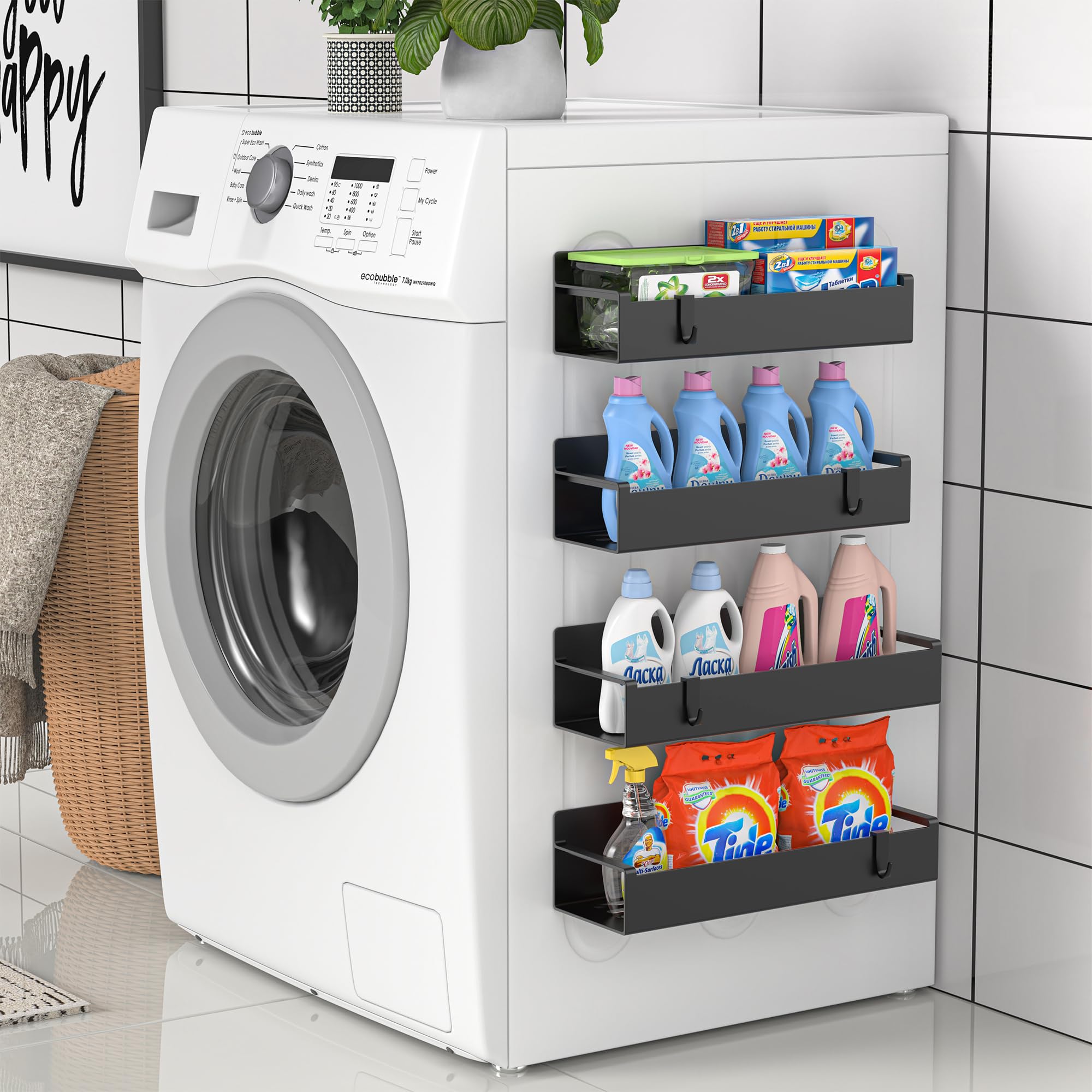 HuggieGems space-saving kitchen solution helps declutter shelves and drawers