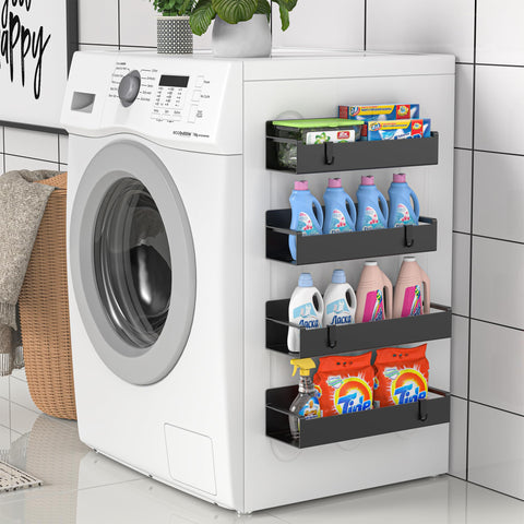 HuggieGems space-saving kitchen solution helps declutter shelves and drawers