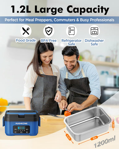 Hugmazing battery-powered warmer shows charge status during use