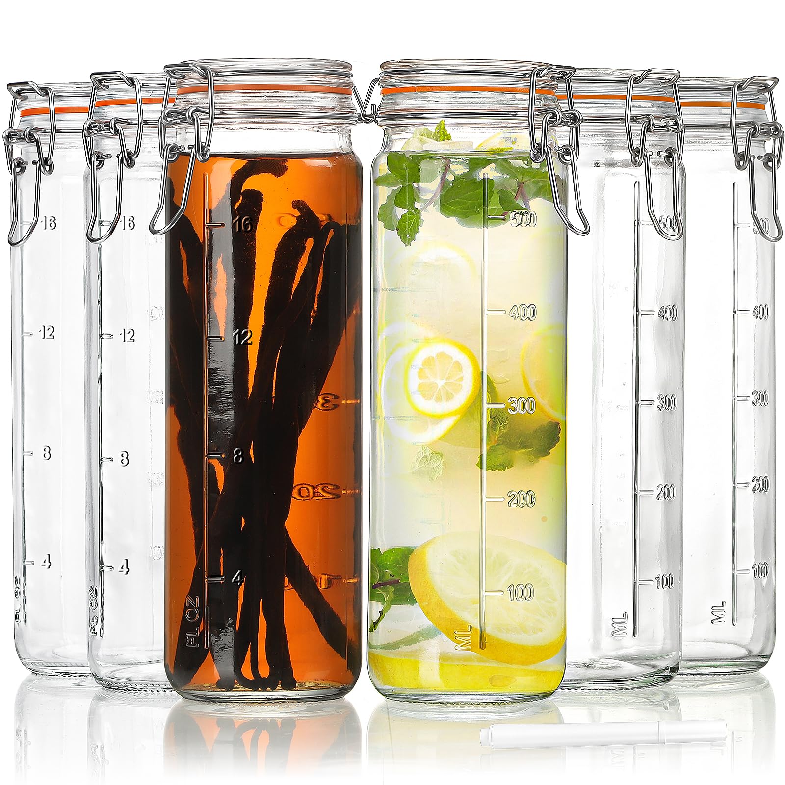 Huichuiero upgraded leakproof lid on the 20 oz jar for spill-free storage