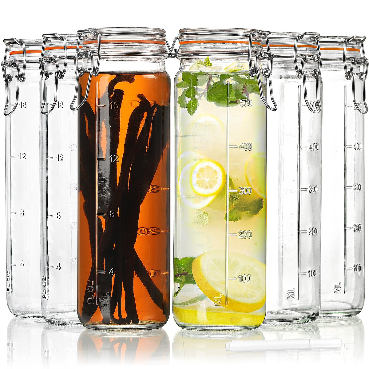 Huichuiero upgraded leakproof lid on the 20 oz jar for spill-free storage