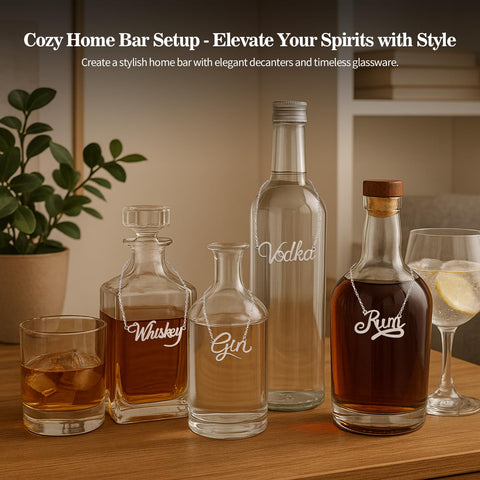 Huiflyer Whiskey label pendant enables elegant labeling during tastings