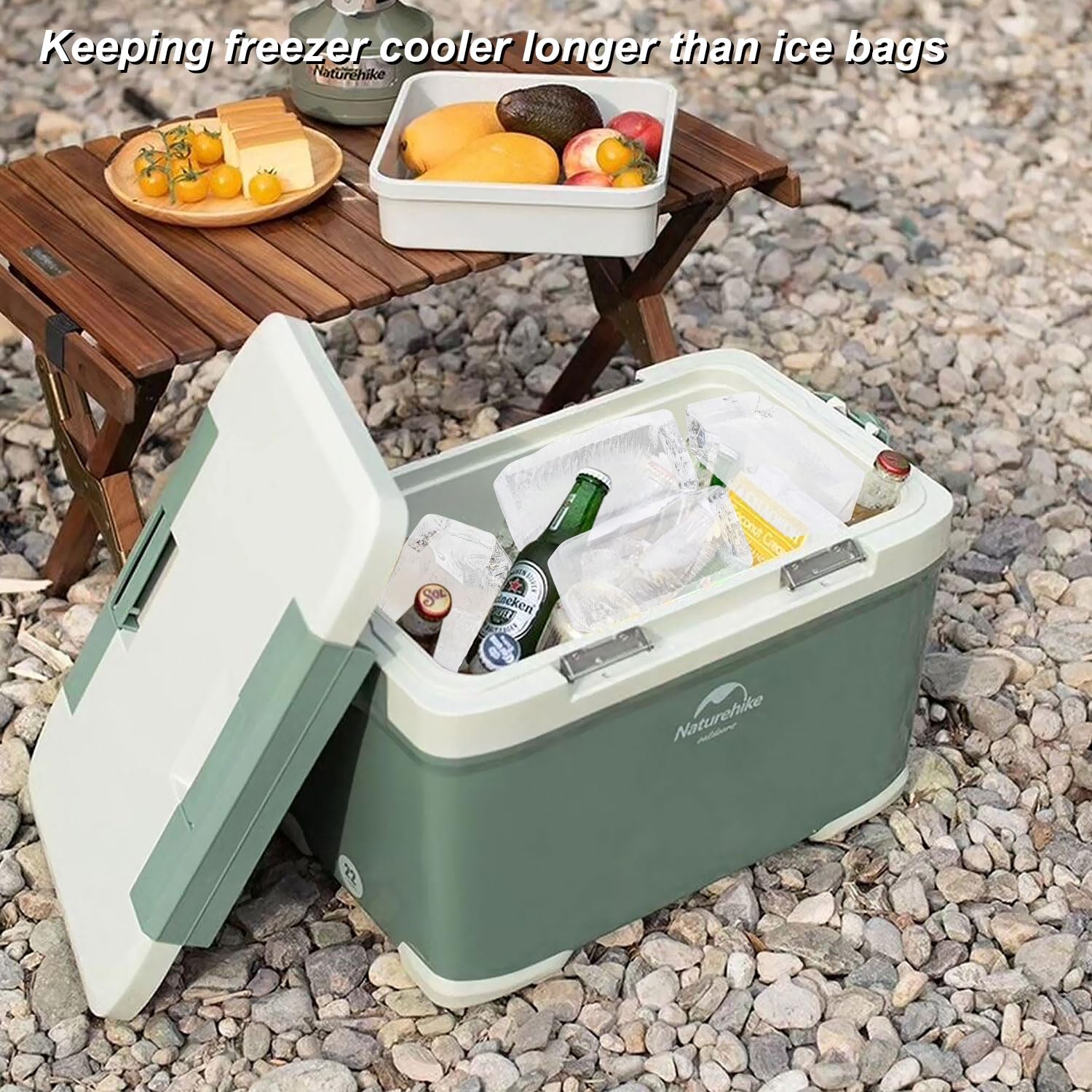 HUIRUSO mold versatile for coolers, beach trips, and camping