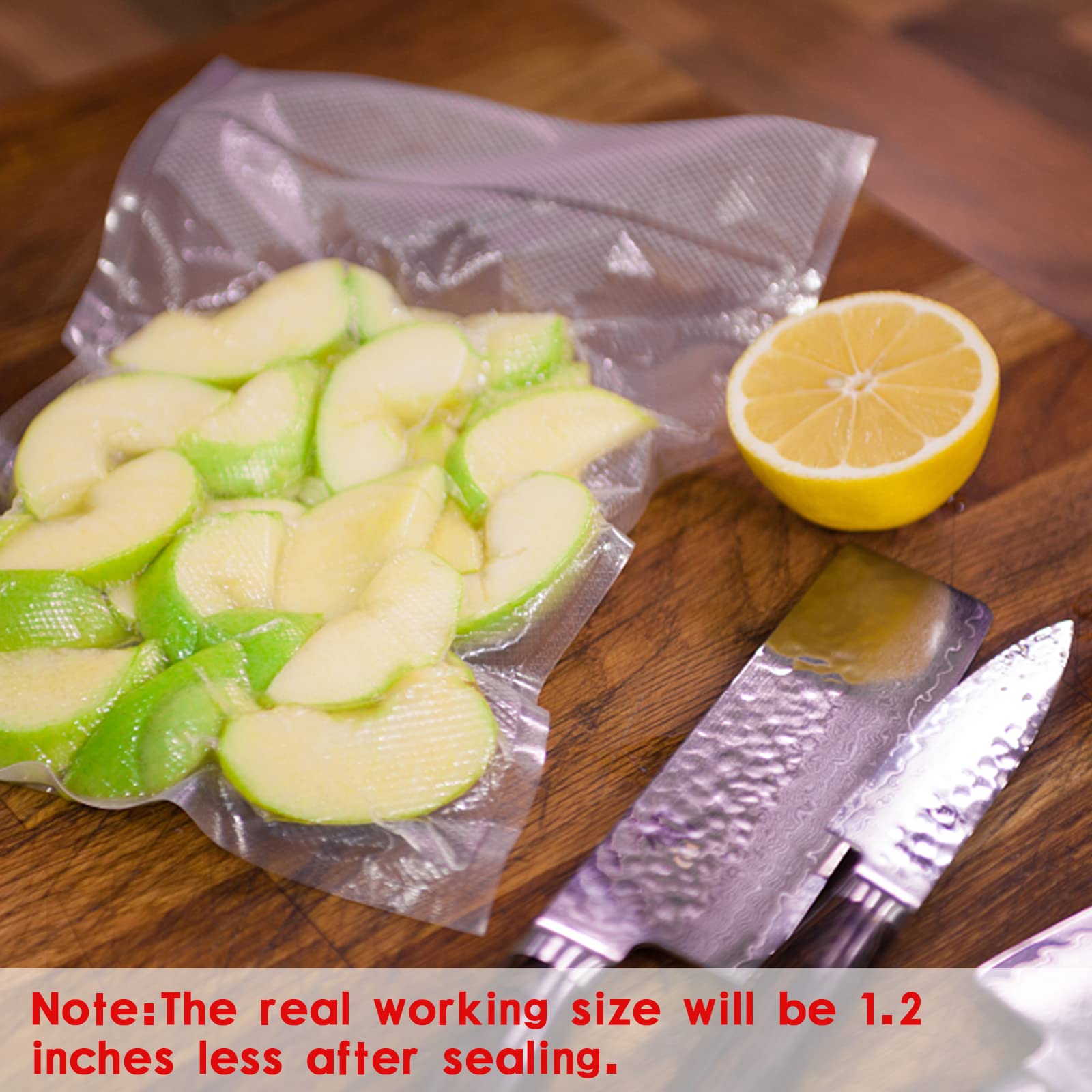 HUISPARK pre-cut 3.5x5.1 inch bags designed for fast use