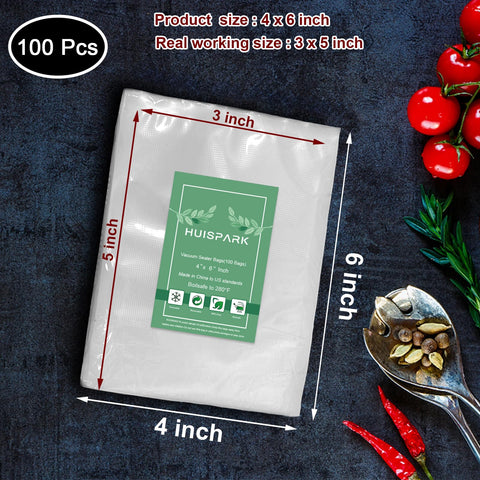 HUISPARK boilsafe bags up to 280°F for safe heat processing.