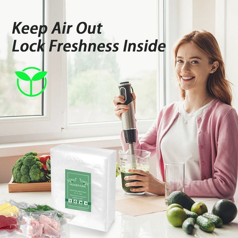 HUISPARK pre-cut design enables quick sealing and meal prep.