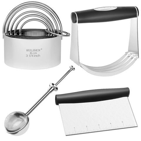 HULISEN biscuit cutter set offers precise cookie shapes for professional results.