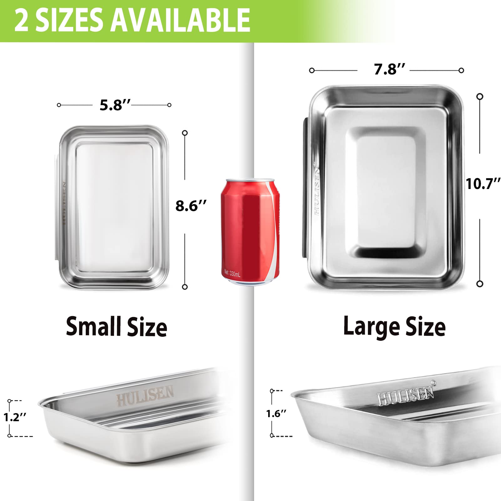 HULISEN breading trays three-dish slot-together setup for stable prep.