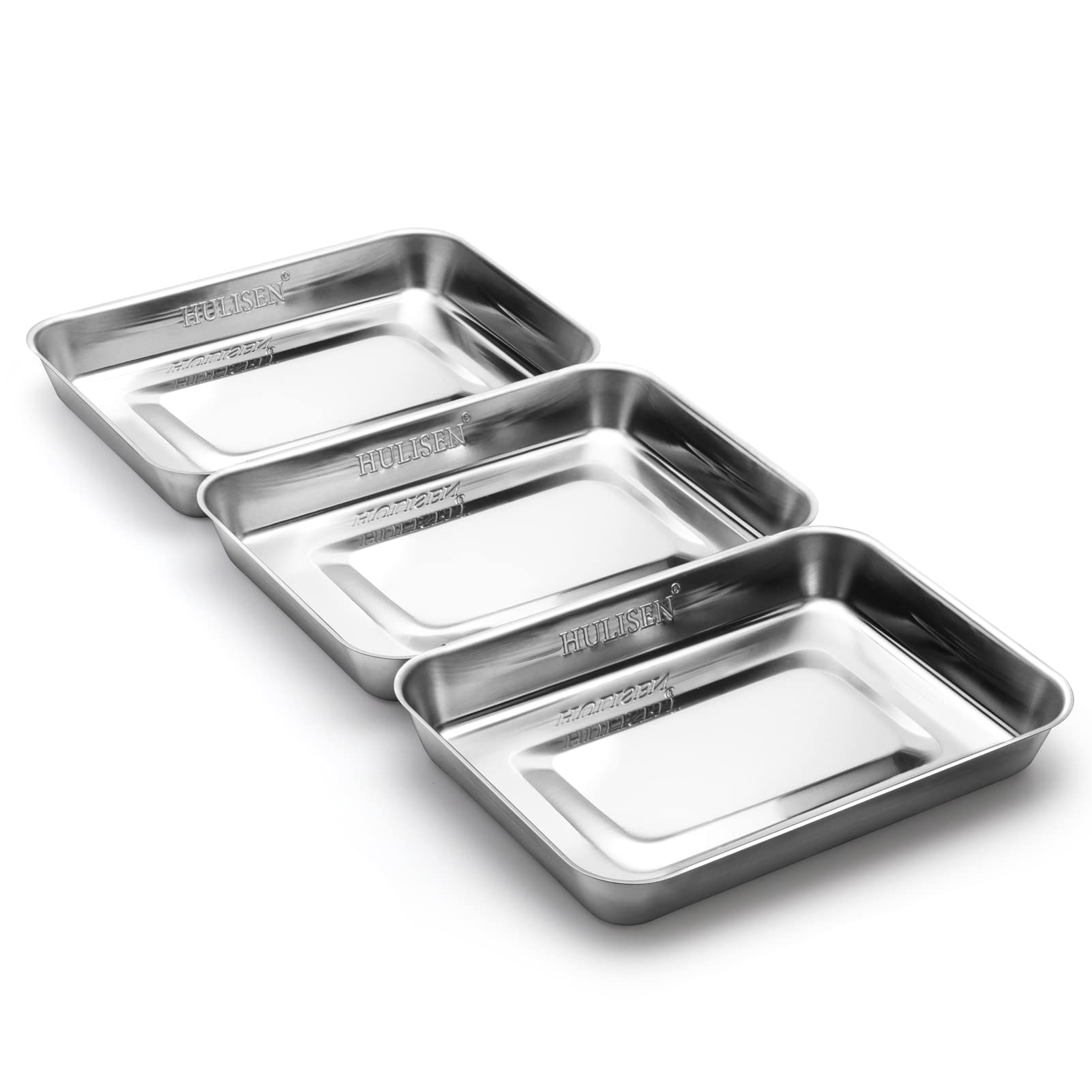 HULISEN breading trays high-capacity breading pans for efficient prep.