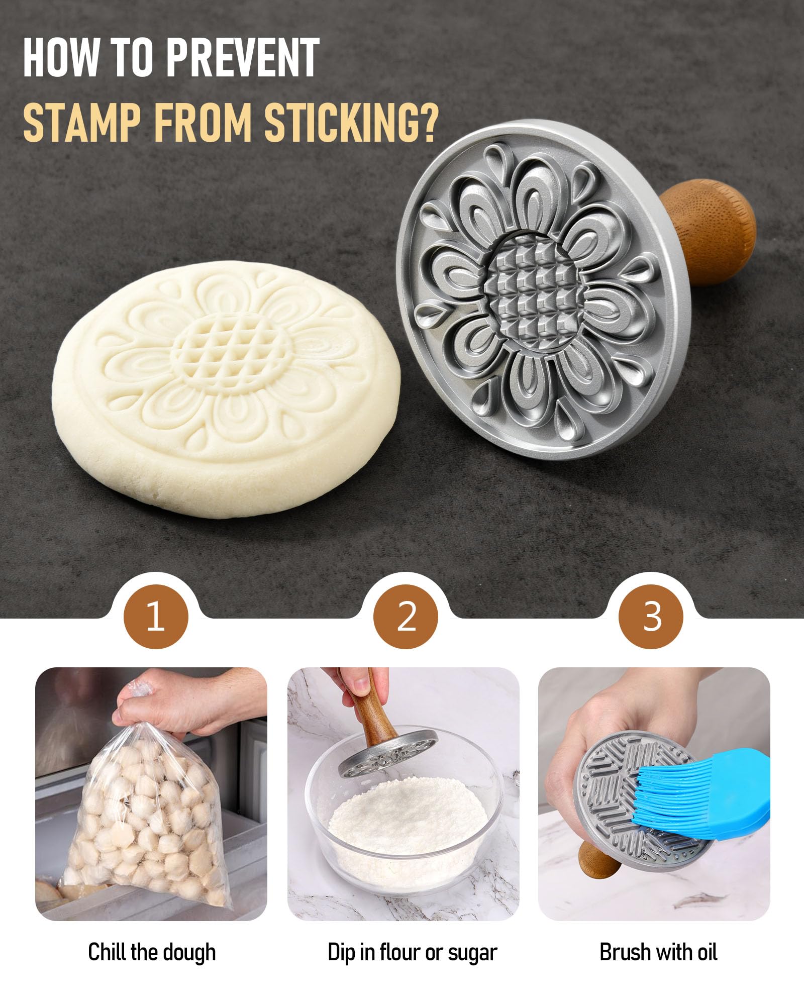 HULISEN embossed-cookie setup demonstrates 3D designs on cookies