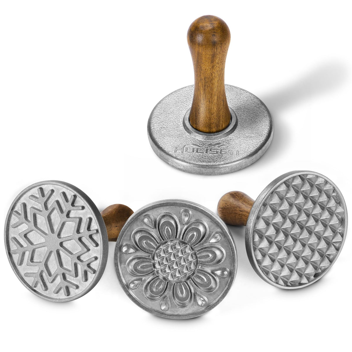 HULISEN cookie stamps sunflowers 3-inch design adds charming flair for festive cookies at home