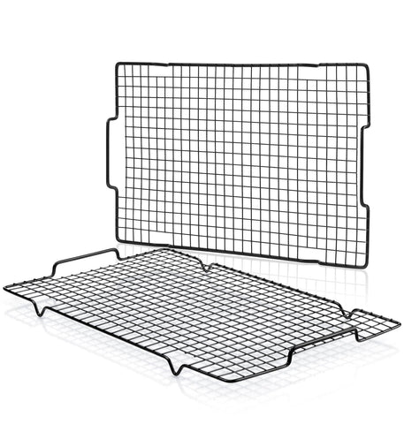 HULISEN cooling rack 16x10 with handle for easy transport and even cooling.