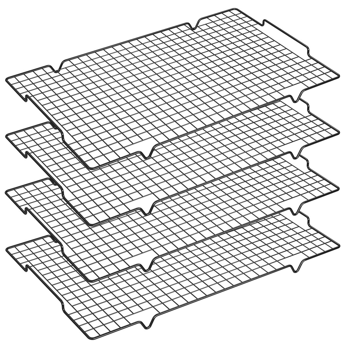 HULISEN cooling rack 16x10 with dual handles for easy transport while cookies cool.