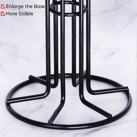HULISEN mug-tree chrome finish detail highlights modern, rust-resistant look