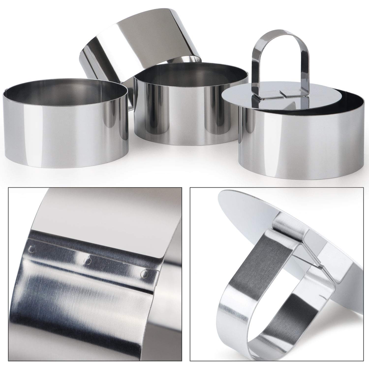 HULISEN nonstick interior and exterior surfaces allow easy release and quick cleanup.