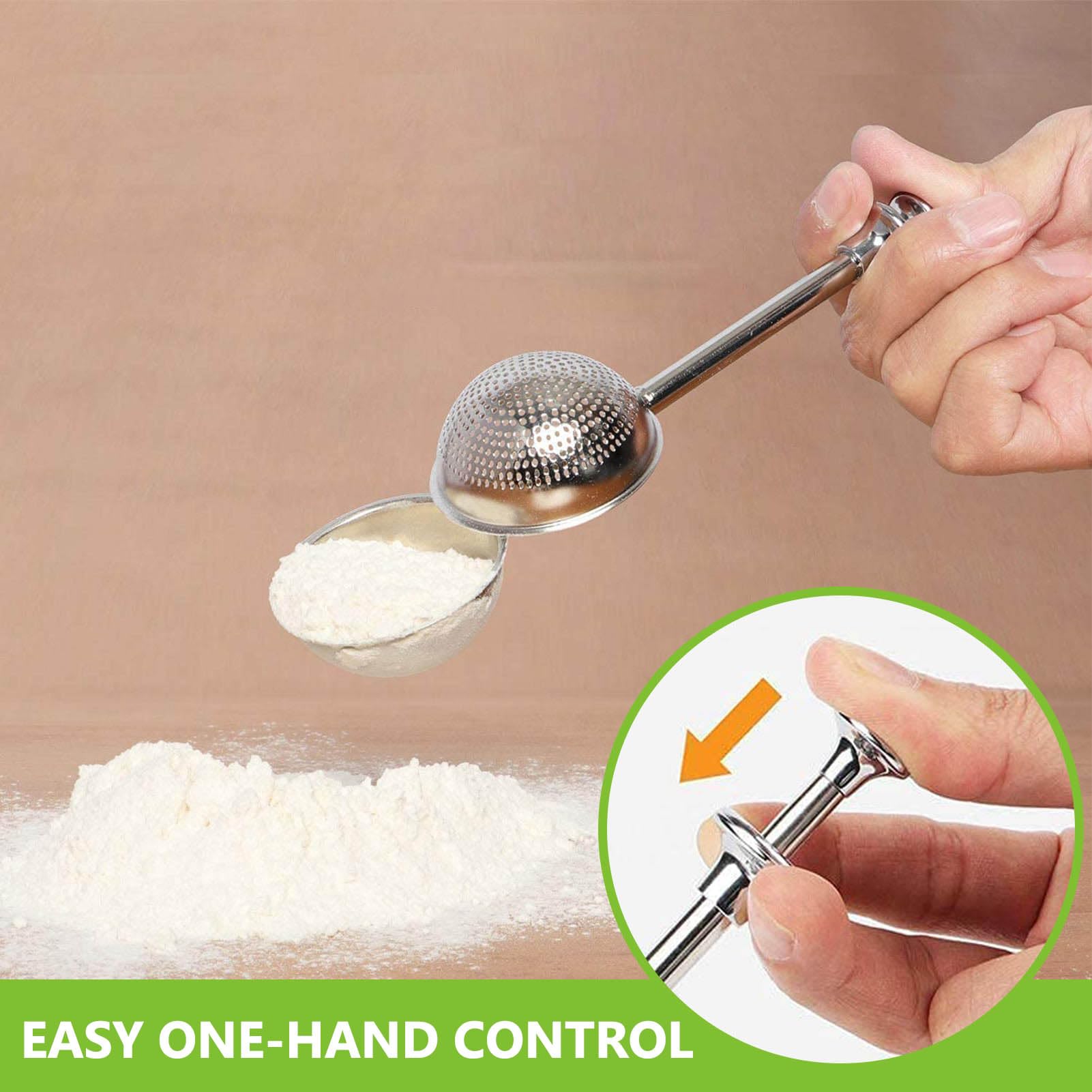 HULISEN stainless steel tools resist rust and are easy to clean.