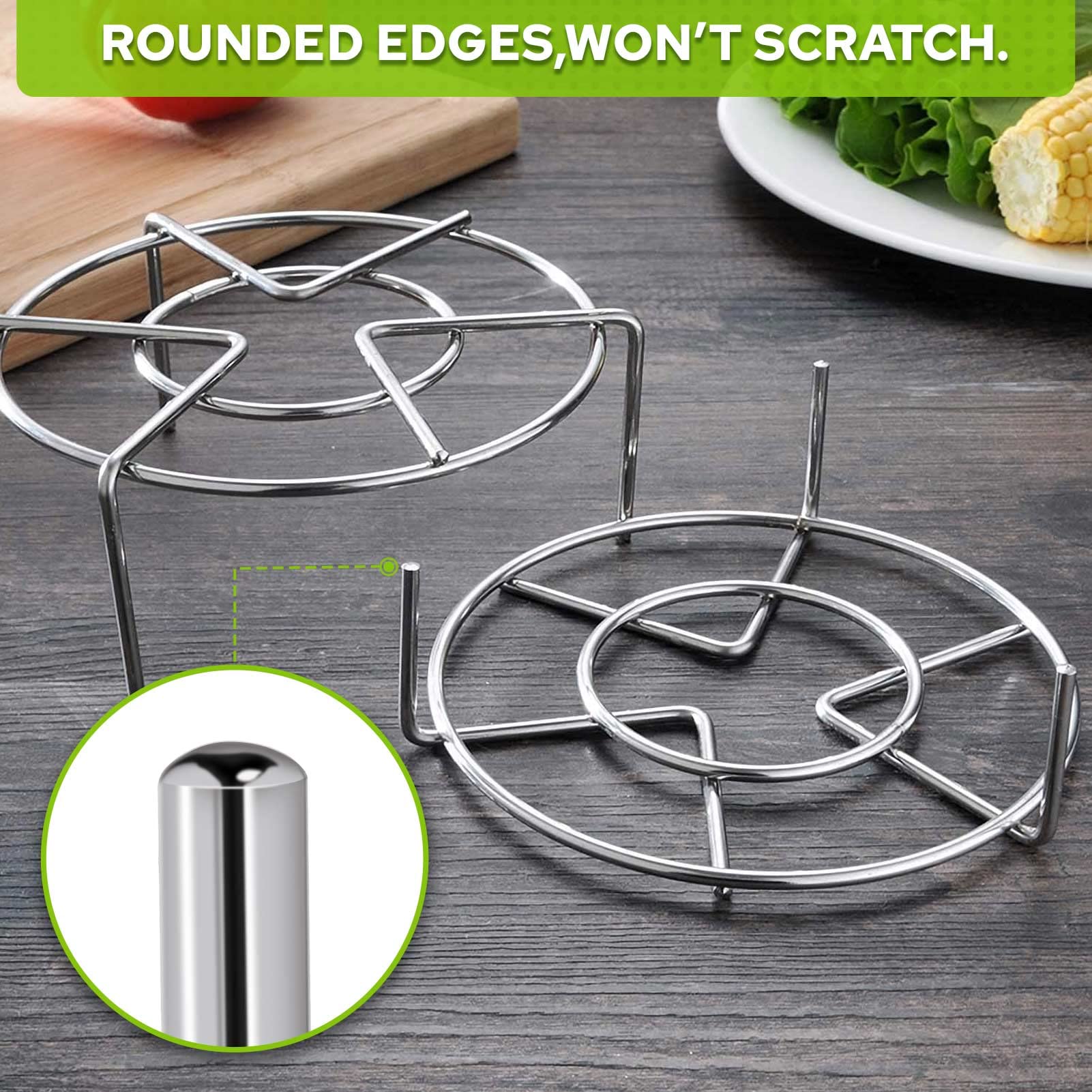 HULISEN steam rack compatible with 3 Qt and 6 Qt Instant Pots.