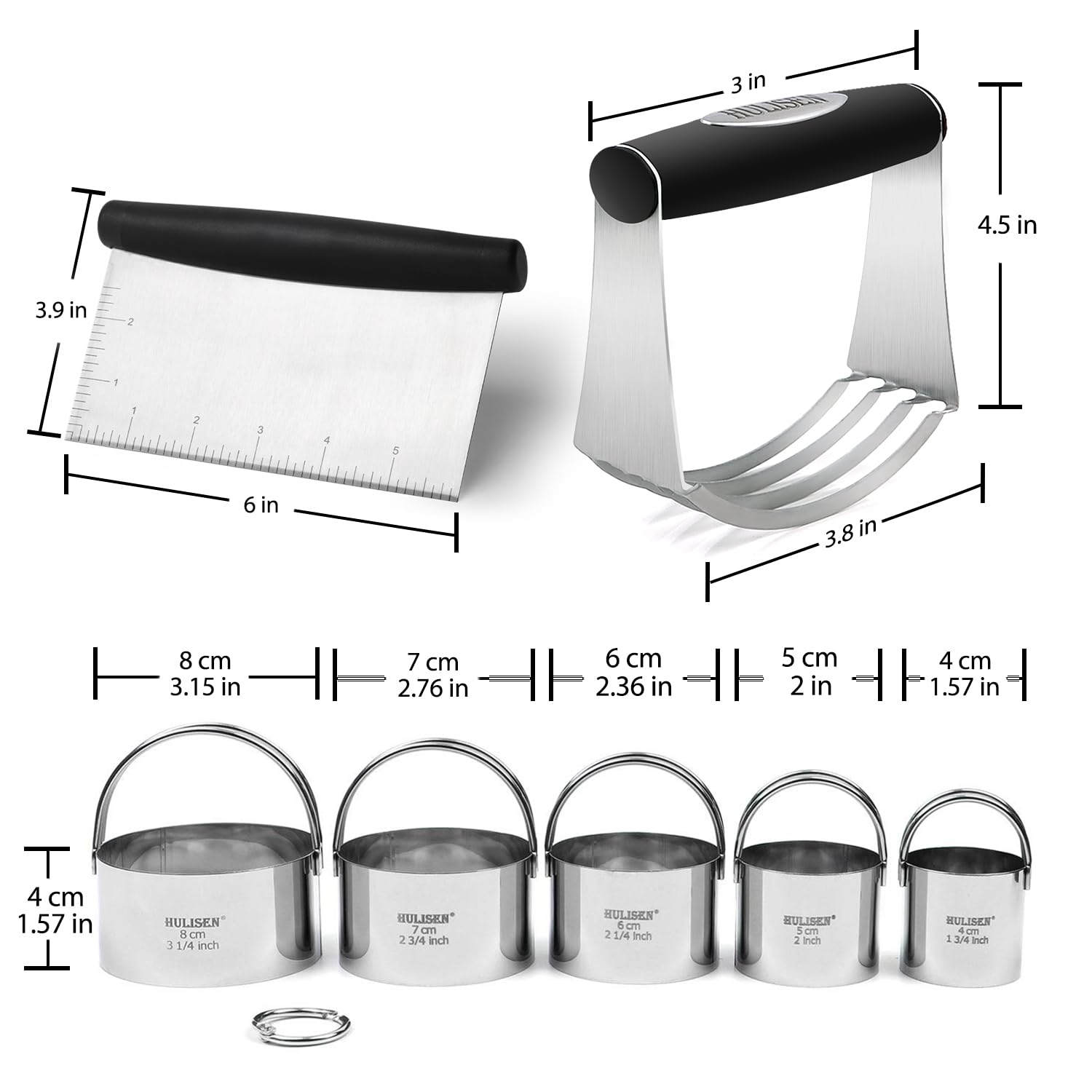 HULISEN three-in-one baking tools suit professional and home bakers