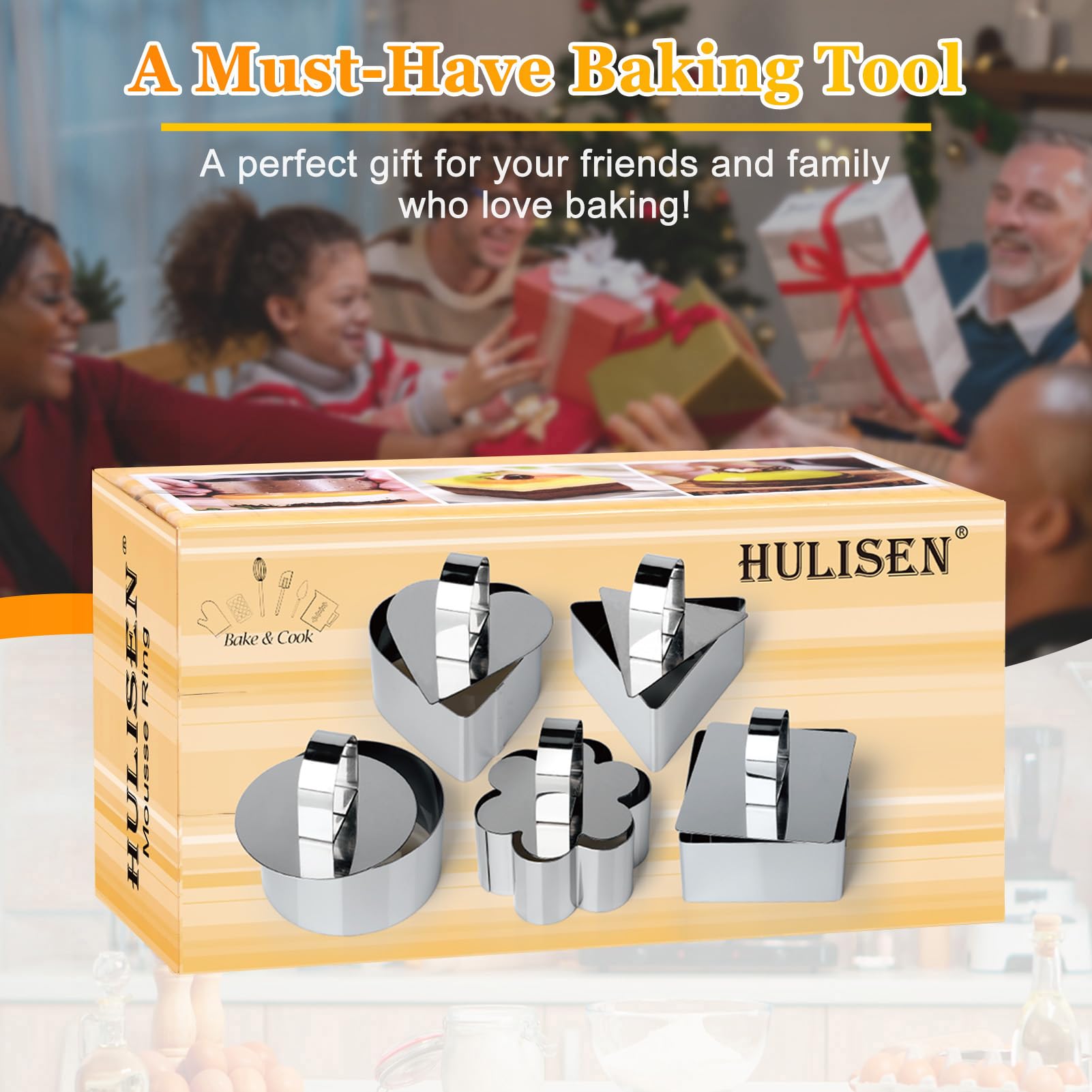 HULISEN gift-ready baking set in a stylish box