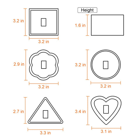 HULISEN oven safe and dishwasher safe rings simplify cleanup