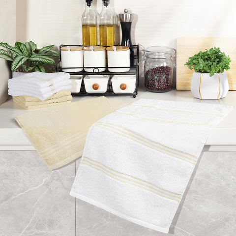 HULOSAN small cotton towels 12x12 ideal for quick drying tasks