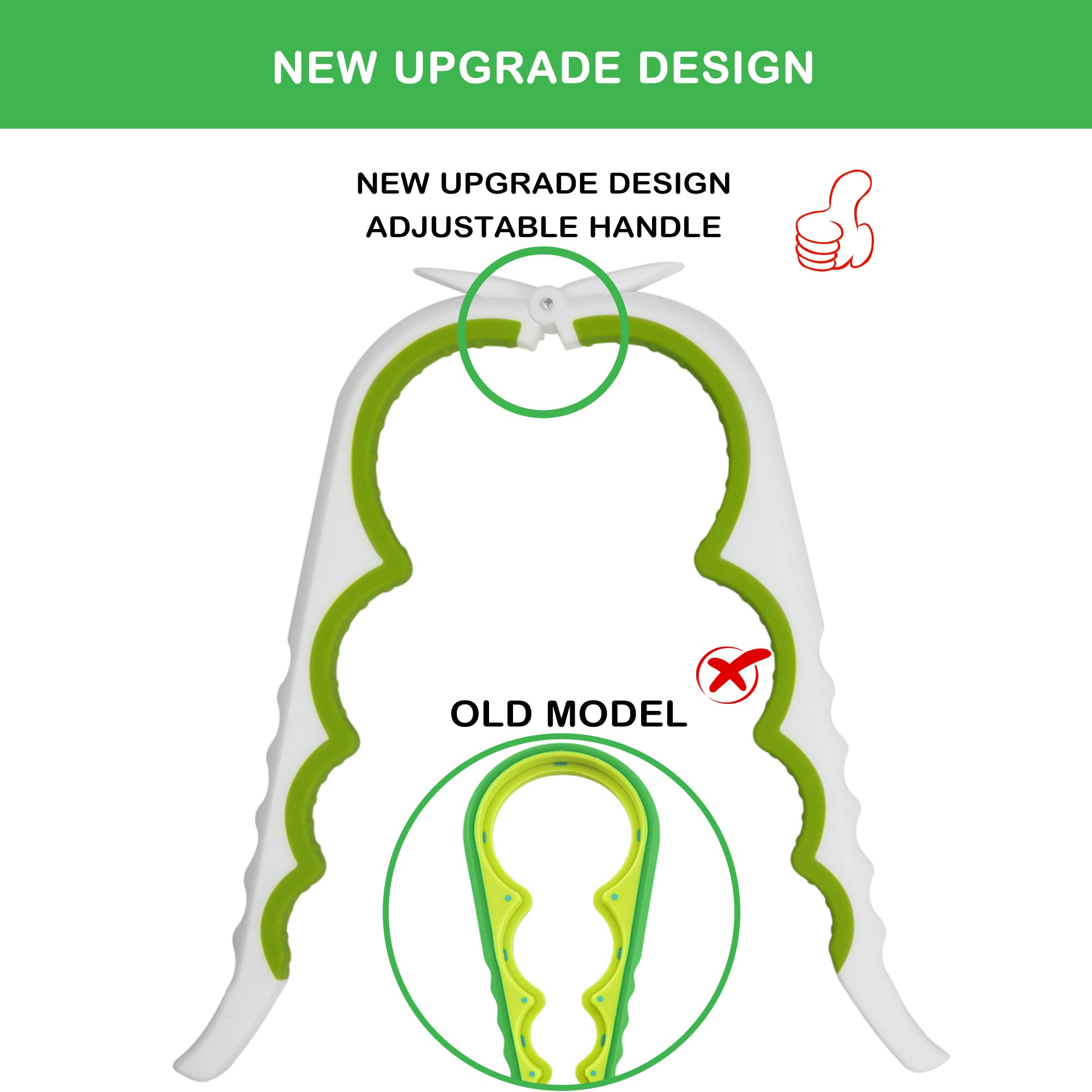 HUMANFUN 5-in-1 bottle opener provides leverage to open bottles and cans.