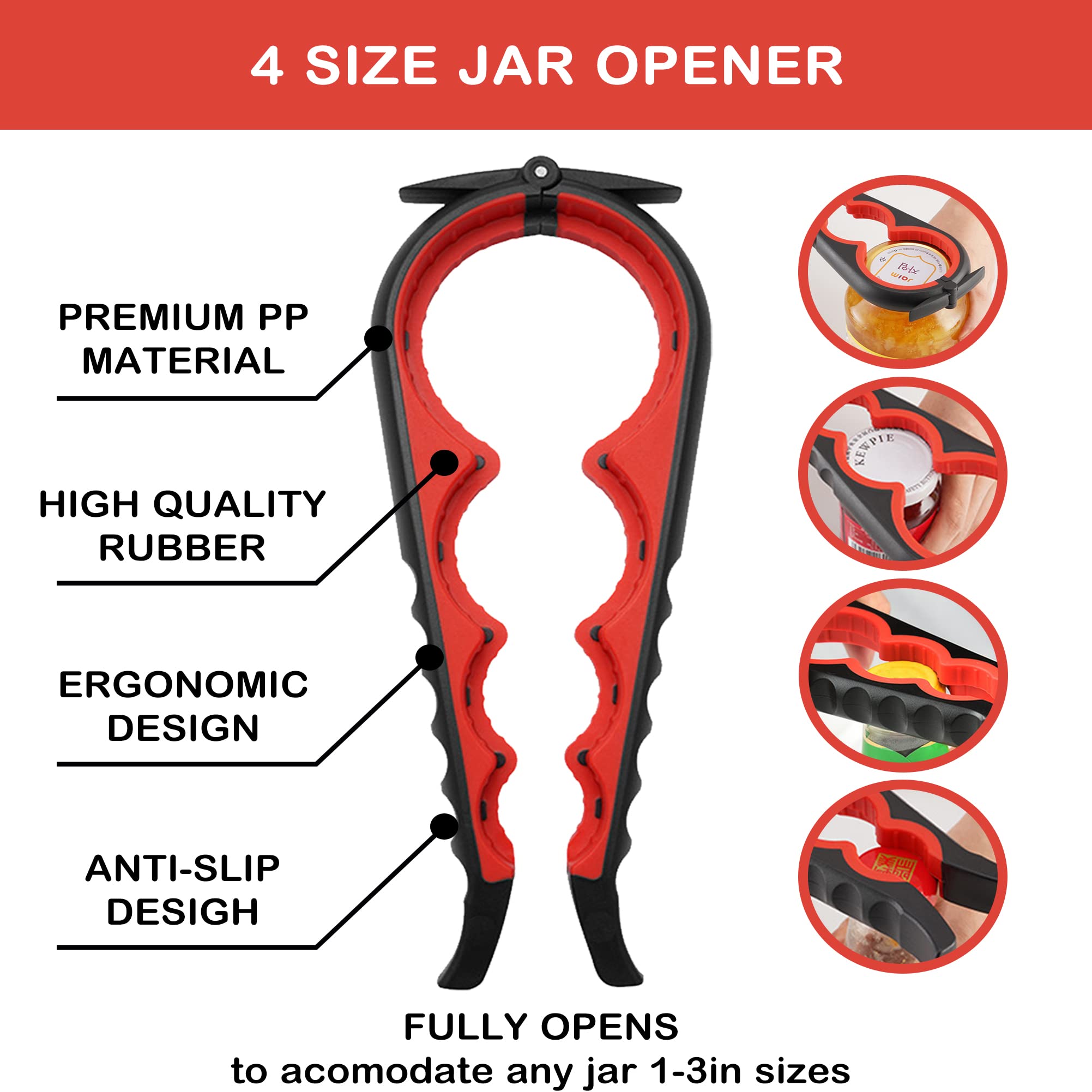 HUMANFUN 5-in-1 bottle opener demonstrates ergonomic leverage for stubborn caps