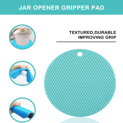 HUMANFUN wide-grip jar-opening action handles various jar sizes.