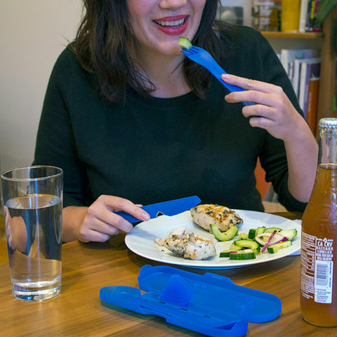 humangear GoBites Trio bottle opener embedded in knife for easy access.