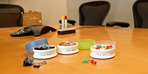 Humangear GoTubb office lunch labeling keeps meals organized.
