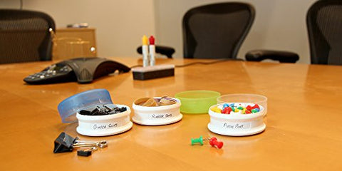 Humangear GoTubb office lunch labeling keeps meals organized.