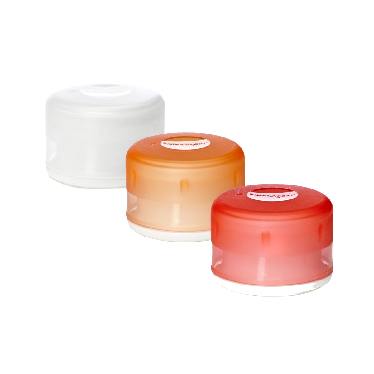 humangear GoTubb snack container three-pack ideal for organized lunches and travel.