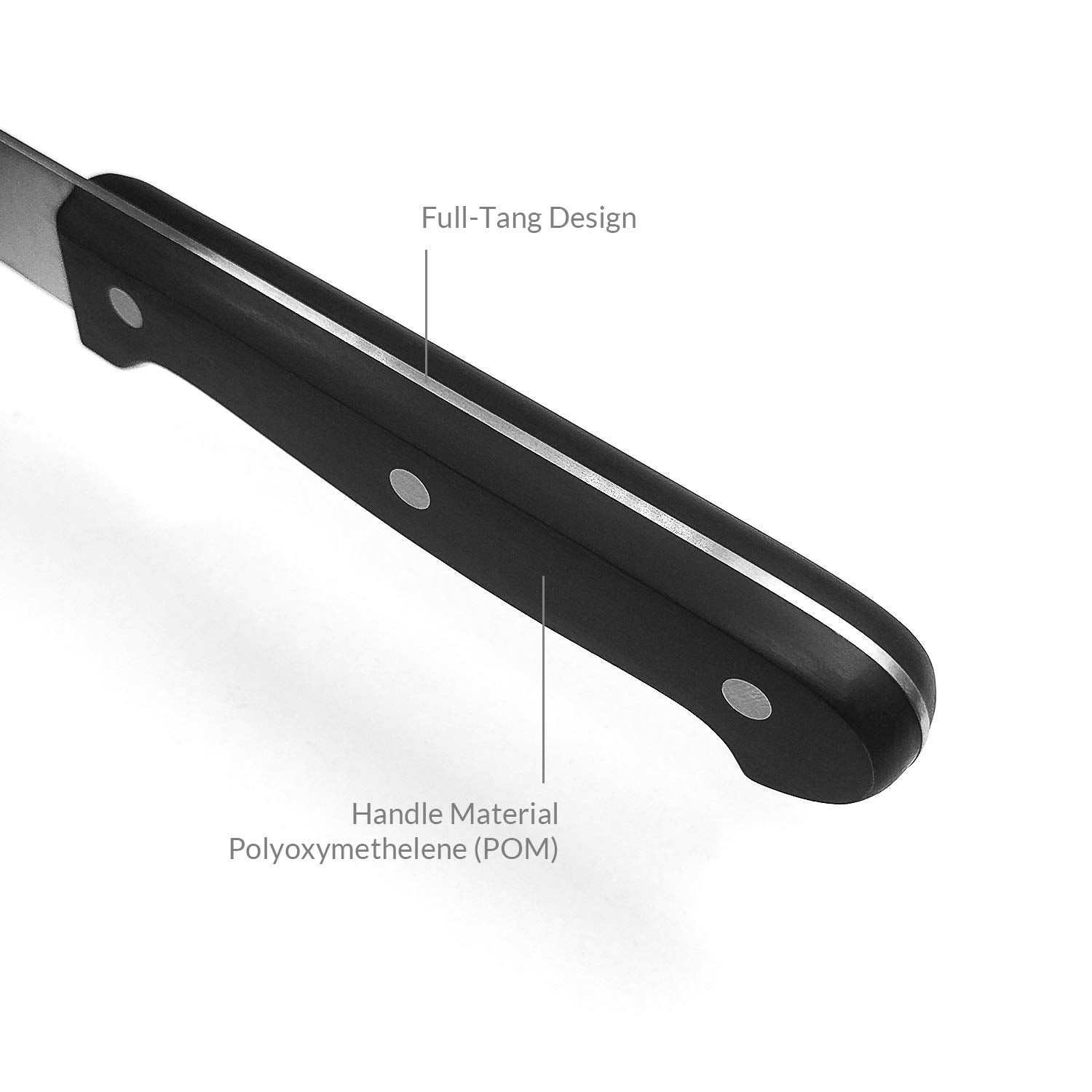 Humbee stainless blade resists rust for long-lasting kitchen reliability.