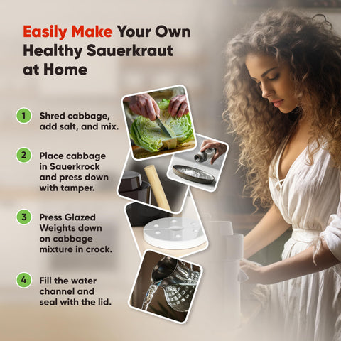 2L capacity Humble House crock suitable for small-batch ferments