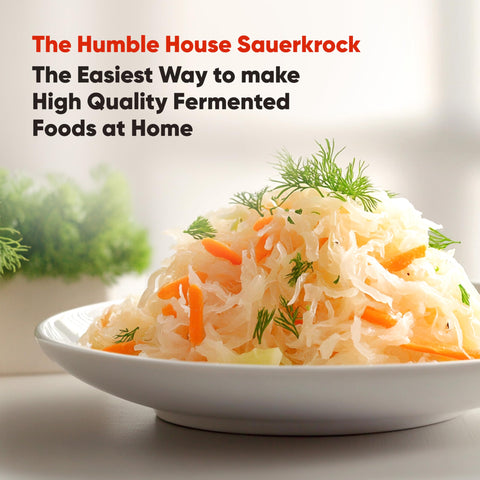 Glazed weights keep vegetables submerged and avoid staining during fermentation