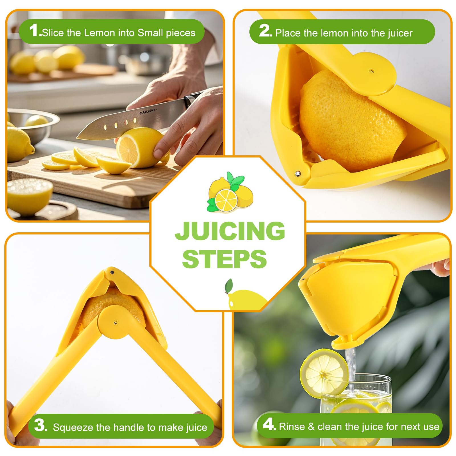 Humuta Lime Press easy-clean design cleans quickly after juicing.