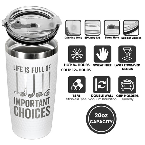 HUNIGIFT 20oz tumbler on the go, keeps beverages ready wherever the day takes you.