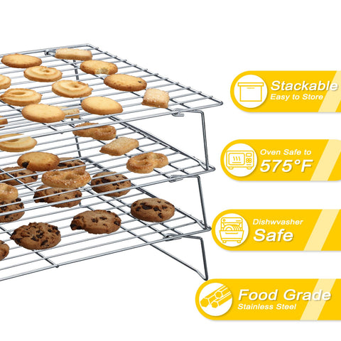 Hunnycook oven-safe racks withstand heat up to 190°C for roasting.
