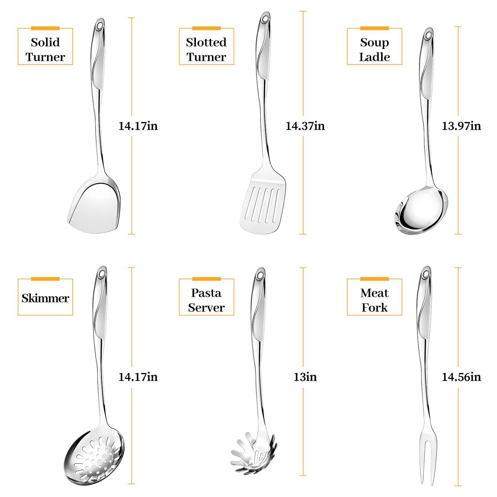 Hunnycook stainless steel slotted spoon for draining and serving sauces.