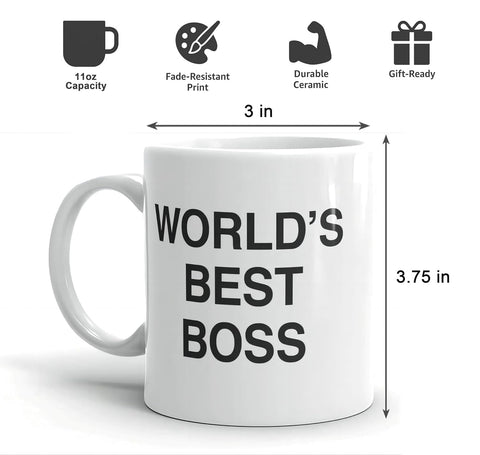 BeBr Bosses Day gift mug shown as a gift-ready option