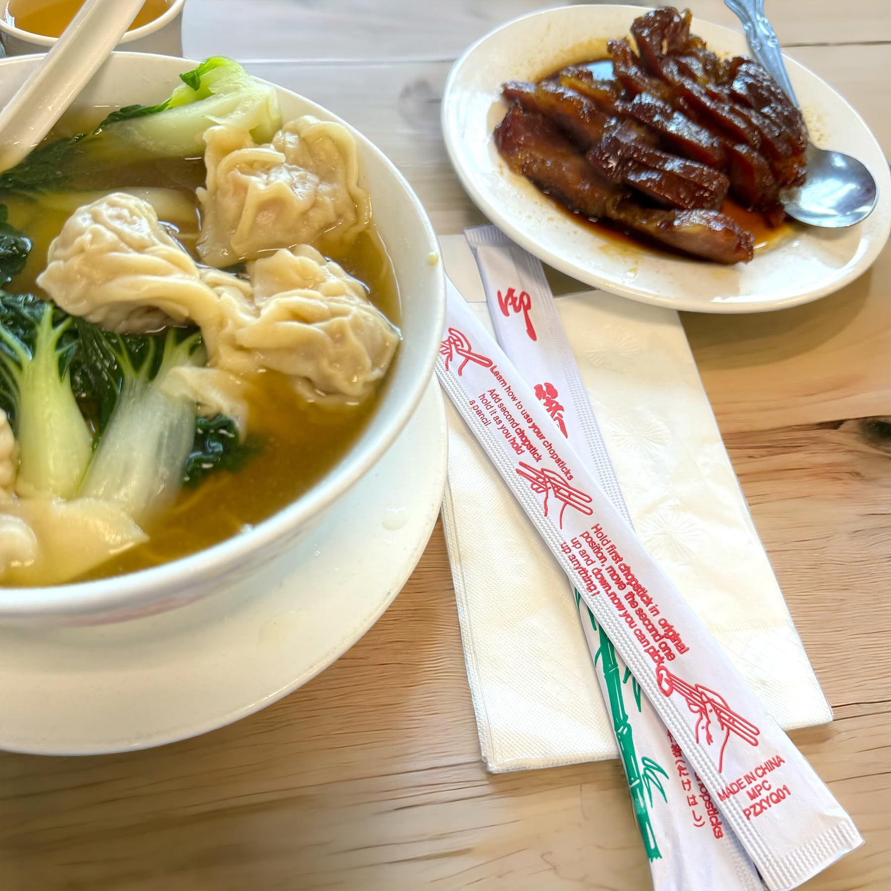 HUOZHI dinner moment with bamboo chopsticks elevates home meals.