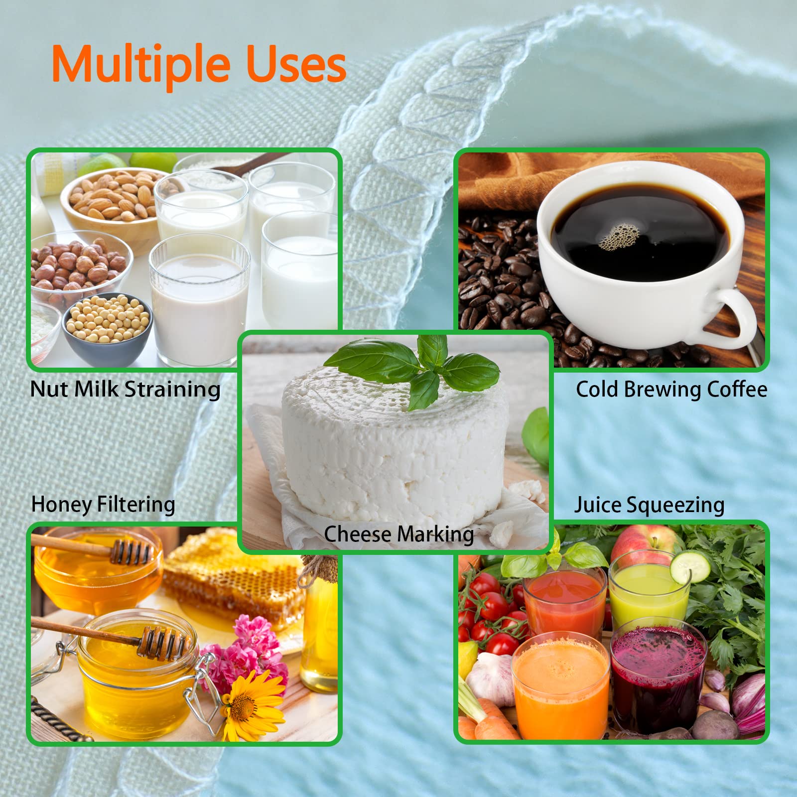 Huppar nut milk bag ideal for cold brew broth and rich filters.